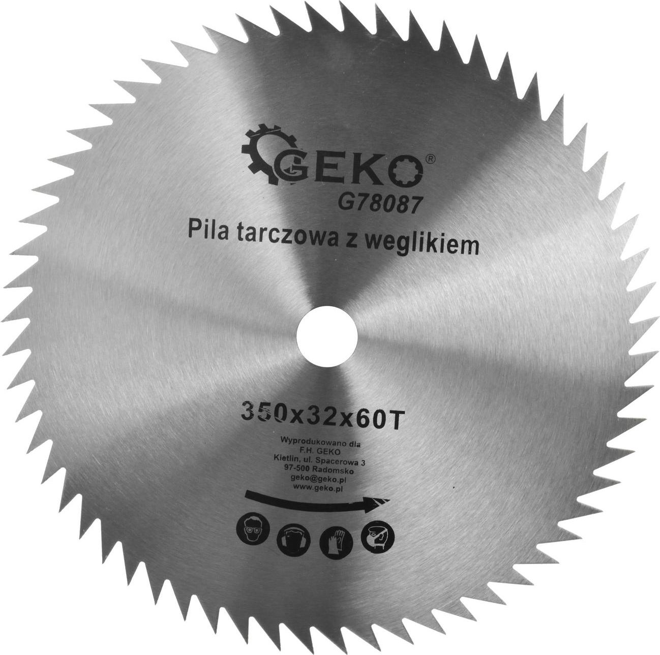 Geko tarcza do drewna 350x32x60T (G78087)