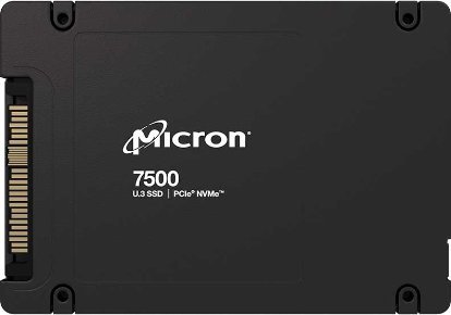 Dysk SSD Micron Micron 7500 PRO - SSD - Read Intensive - verschlusselt - 960 GB - intern - 2.5" (6.4 cm) - U.3 PCIe 4.0 (NVMe) - 256-Bit-AES, 3072-Bit