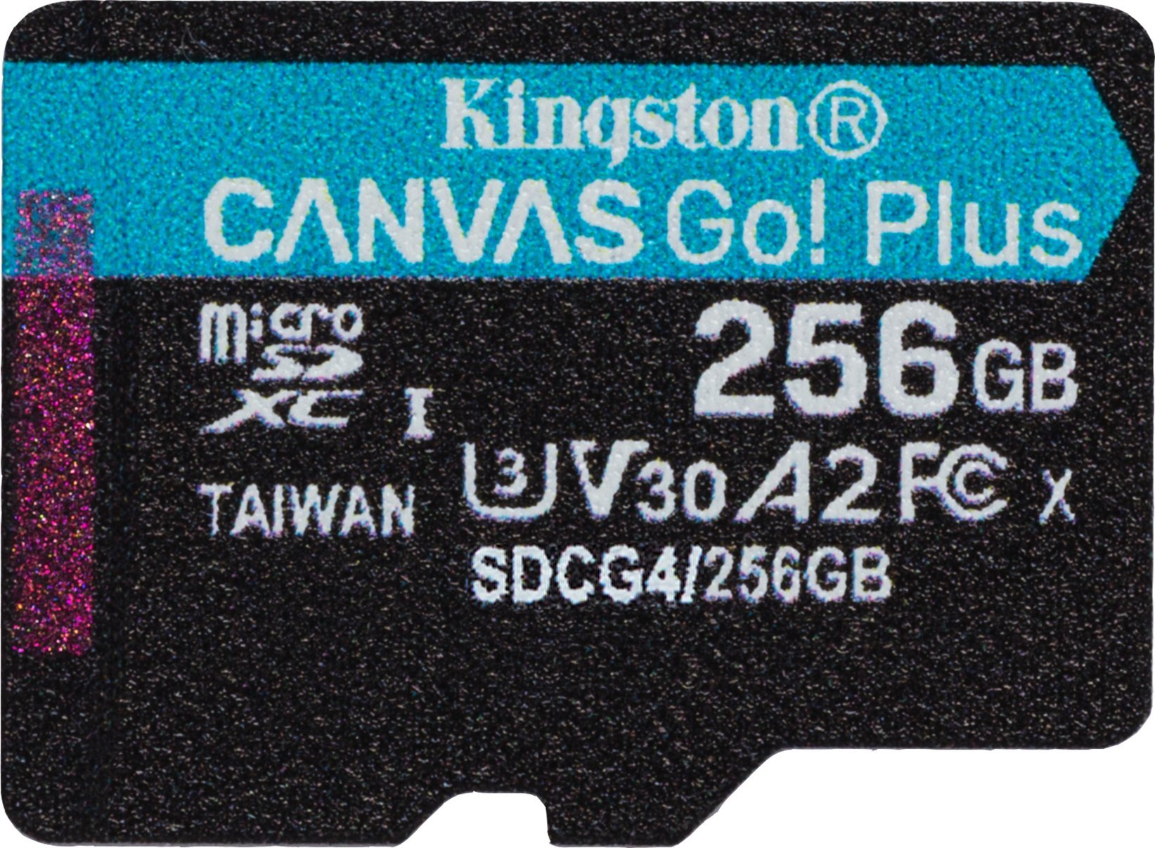Karta Kingston Canvas Go! Plus (Gen4) MicroSDXC 256 GB Class 10 UHS-I/U3 A2 V30 (SDCG4/256GBSP)