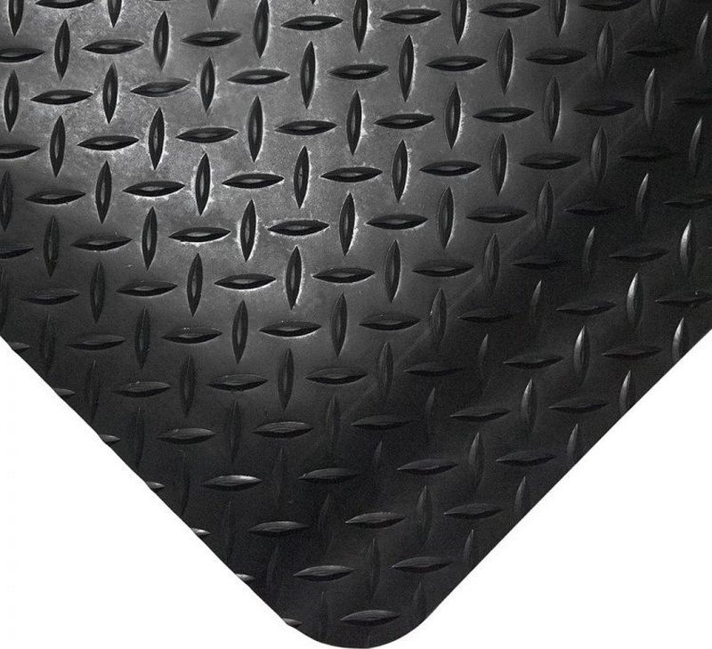Coba Antyzmęczeniowa mata stanowiskowa Deckplate. Wym. 90x150cm (Kolor: czarny)