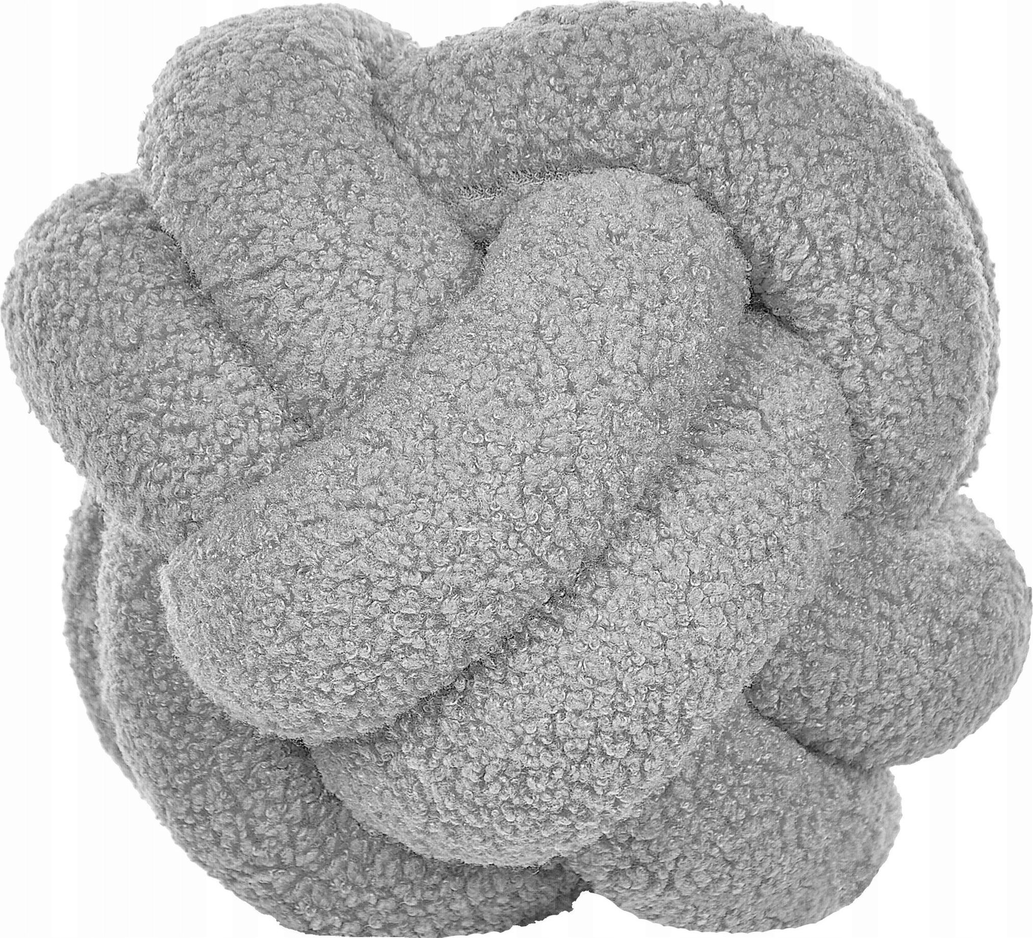 Beliani Poduszka dekoracyjna Boucle Szary MALNI