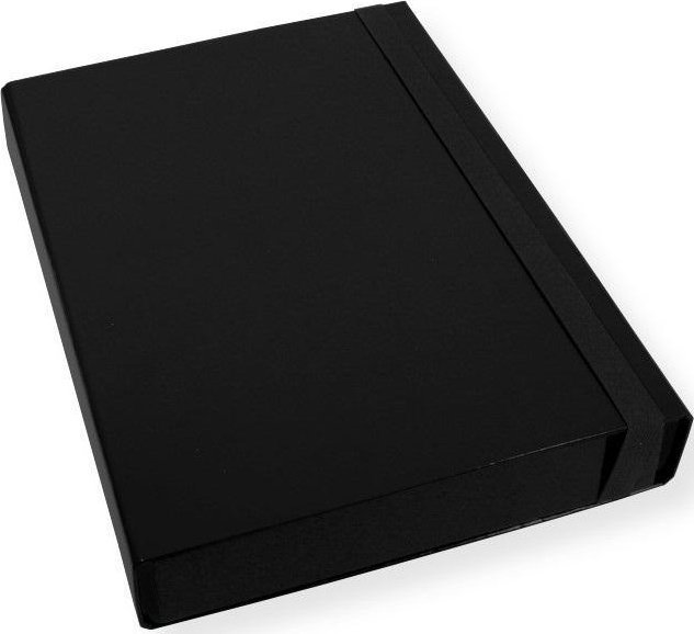 Teczka A4 skrzydłowa 5cm czarna