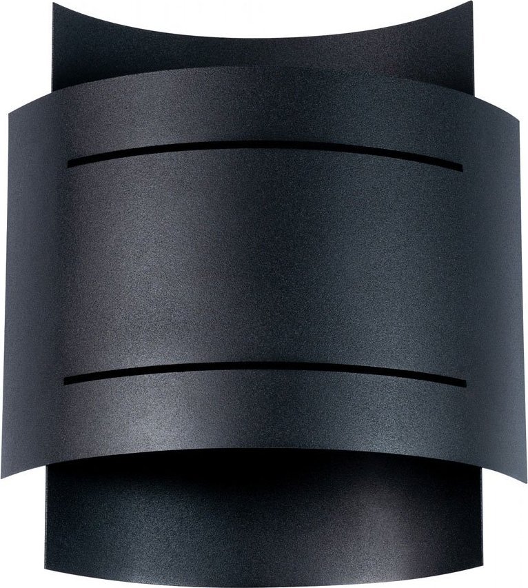 Kinkiet Lumes Czarny nowoczesny kinkiet - S173-Wiena