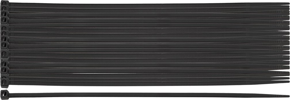 Neo Opaski zaciskowe EXTREME 2.5 × 100 mm, czarne, 100 szt.