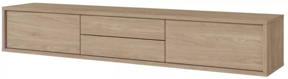 Szafka RTV FRIDA 2K2S 180cm dąb olejowany HELVETIA