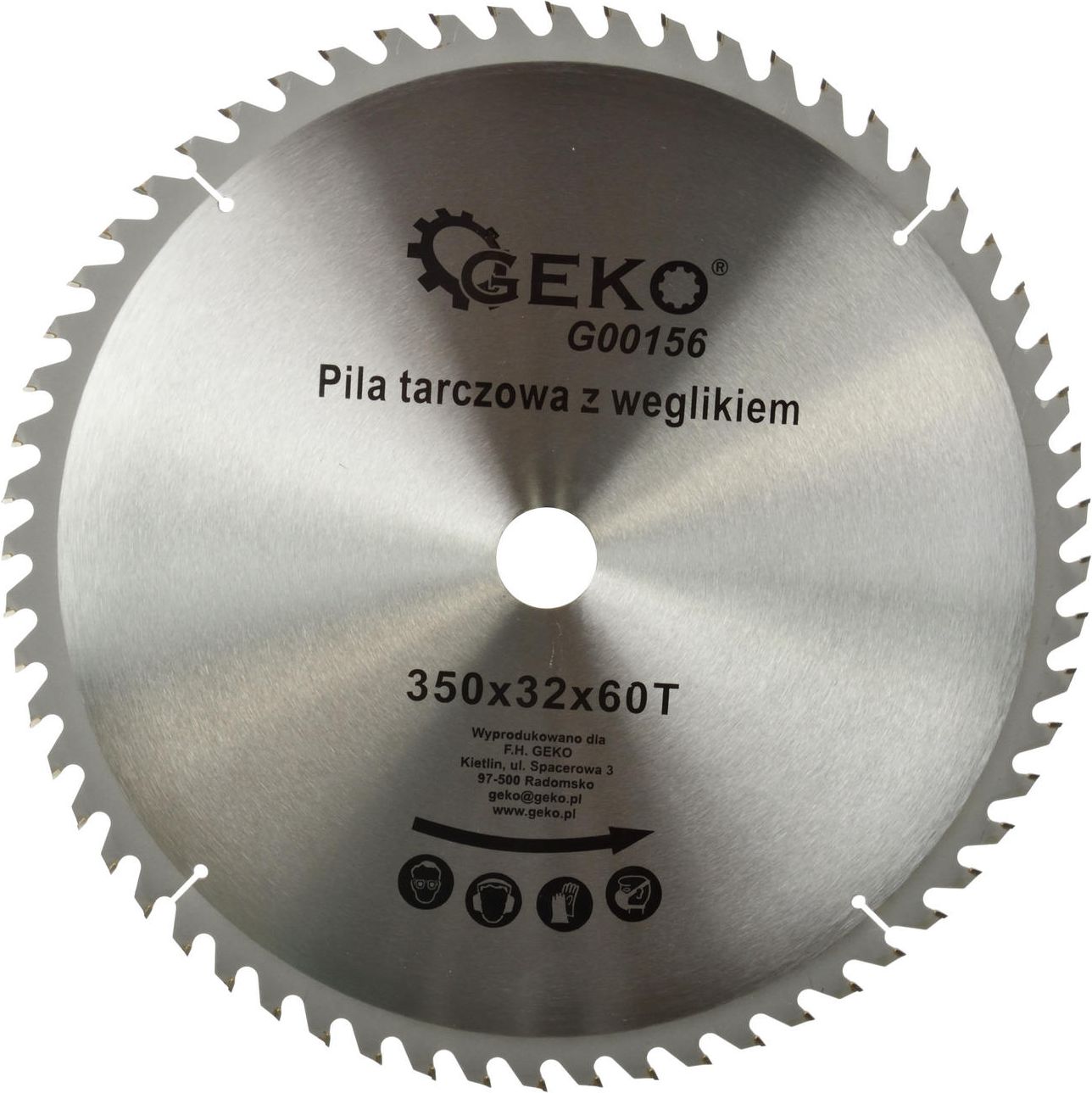 Geko tarcza do drewna 350x32x60T (G00156)