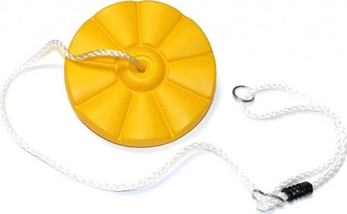 Huśtawka AllForBaby Huśtawka kwiatek, okrągła żółta