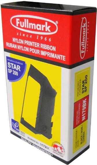Fullmark Taśma do kasy fiskalnej dla Star RC200B, SP200, SP298, SP500, SP512 czarna (N179BK)