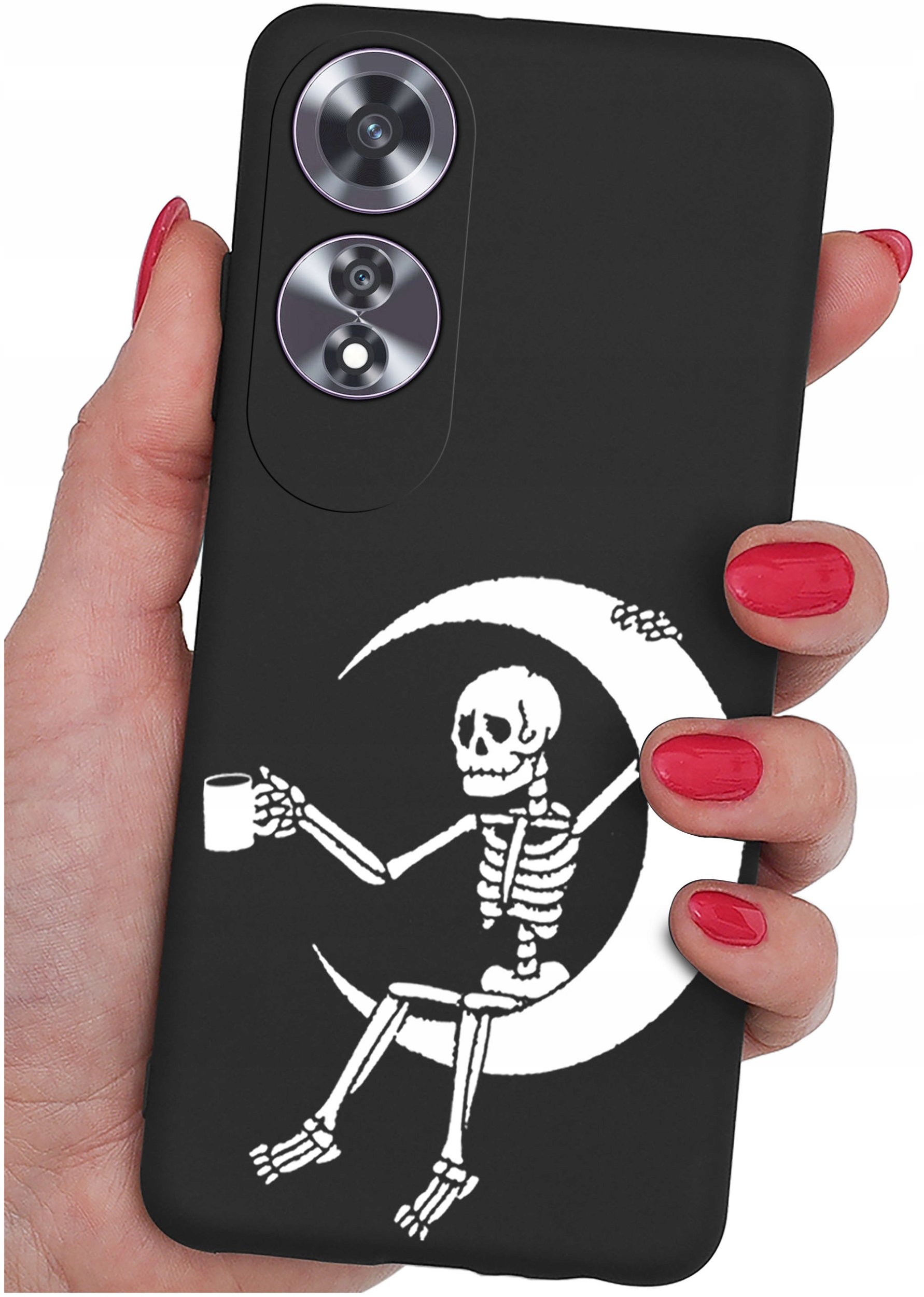 Etui do Oppo A60 4G WZORY |SILIKONOWE MATT CASE + SZKŁO 9H