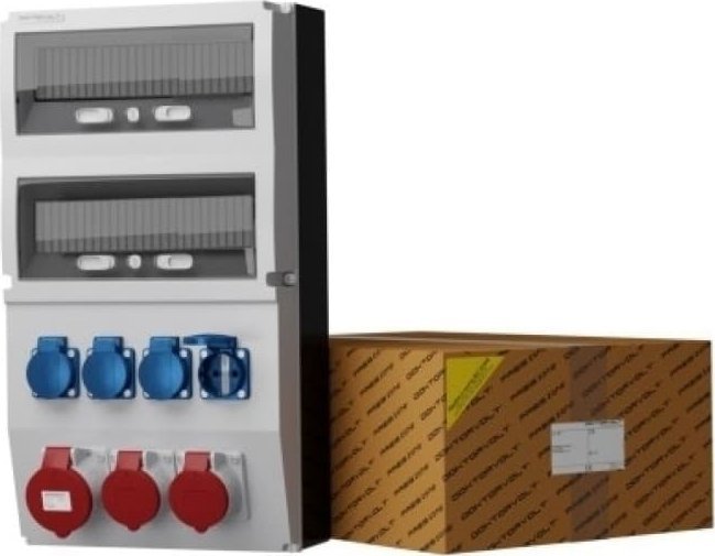 Doktorvolt Rozdzielnica budowlana eXT 32A 2x16A 4x230V Mennekes Doktorvolt