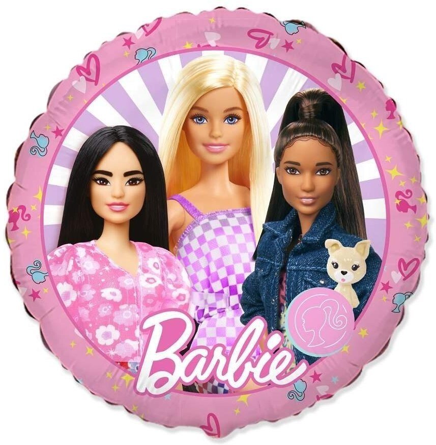 Balon foliowy 46cm Barbie