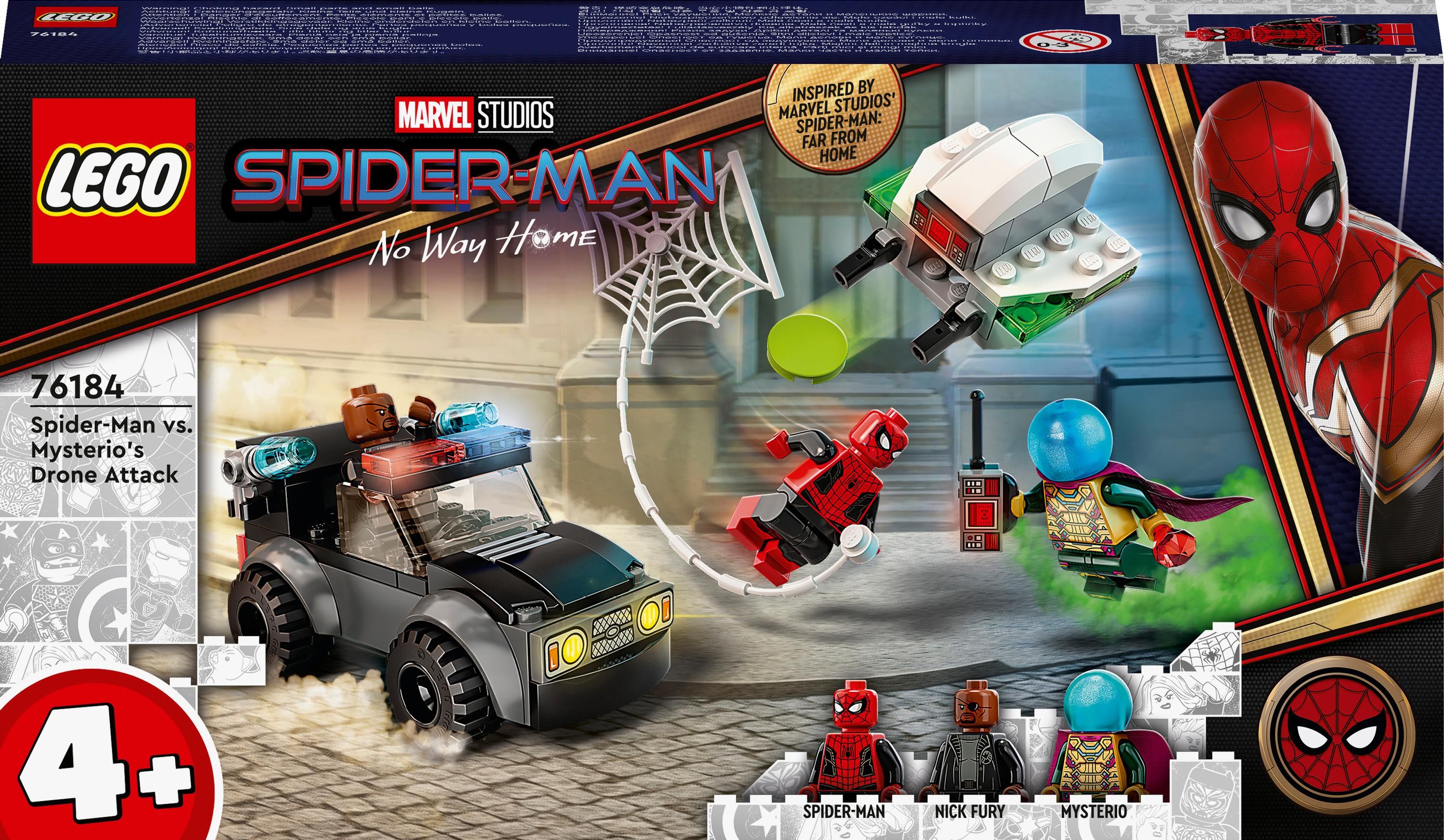 LEGO Marvel Spider-Man: Spider-Man kontra Mysterio i jego dron (76184)