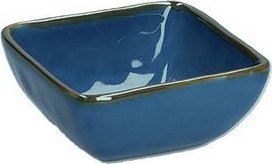 NPC Polska Rose&Tulipani Zestaw 6 kwadratowych miseczek z kamionki 8 cm granatowe