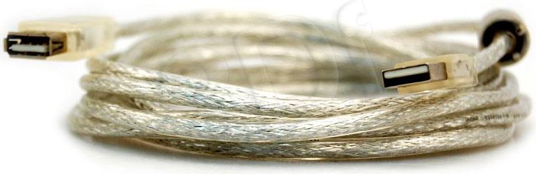 Kabel USB InLine USB-A - USB-A 5 m Biały (34605Q)