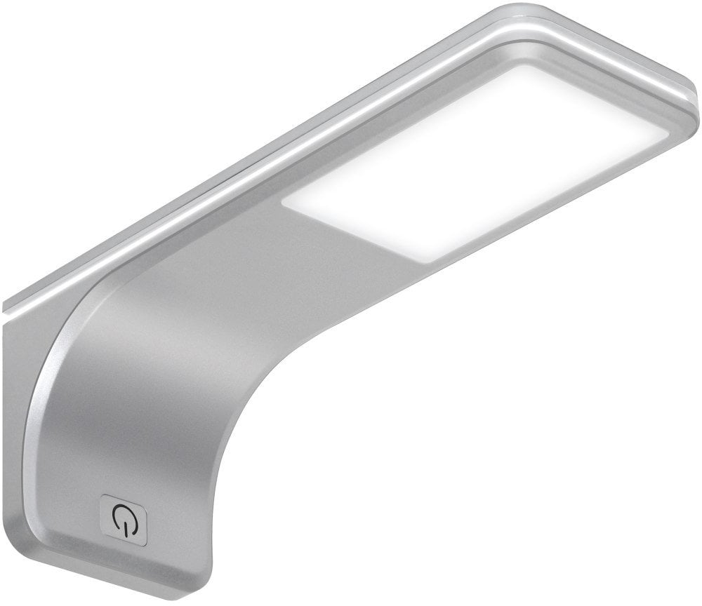 TUNIS lampka podszafkowa 3,5W, 170lm, 4000K, ze ściemniaczem dotykowym, szara