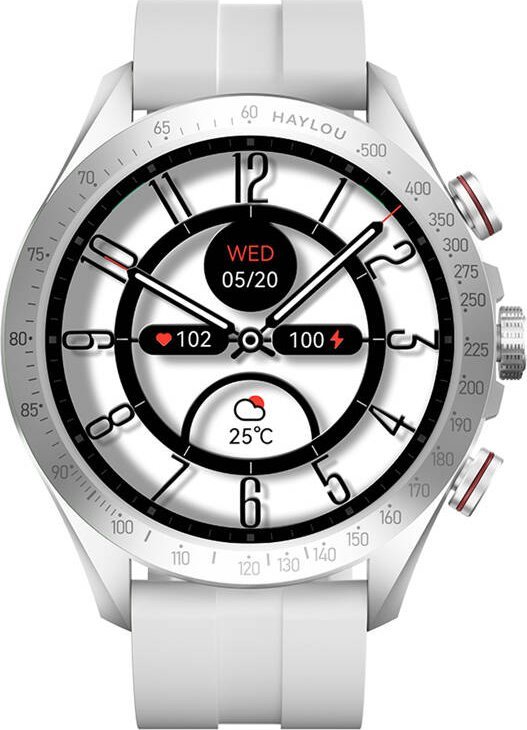Smartwatch Haylou Solar Pro Biały (Solar Pro Silver)