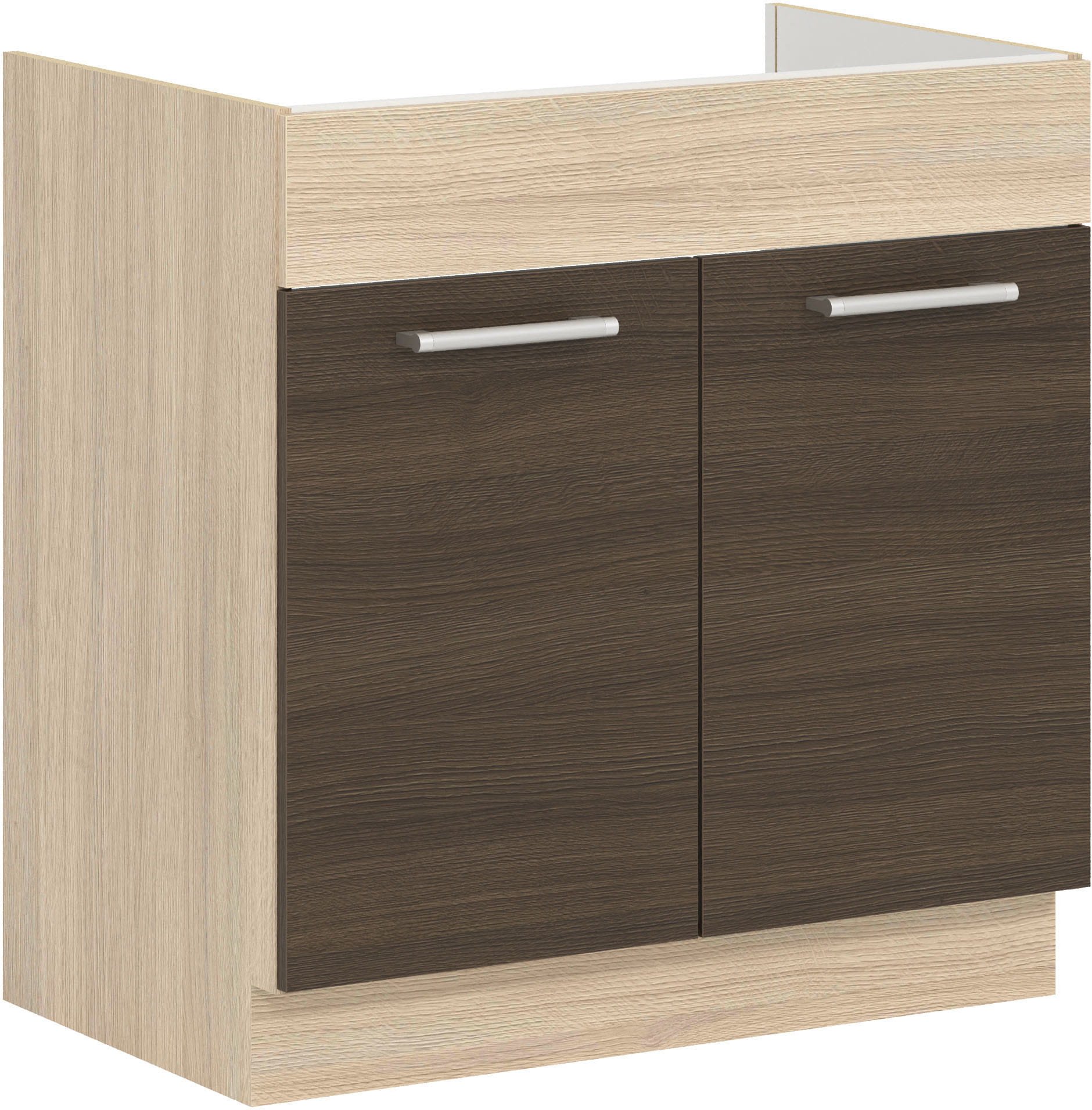 Szafka dolna kuchenna pod zlewozmywak MODENA MD19/D80Z rijeka ciemna