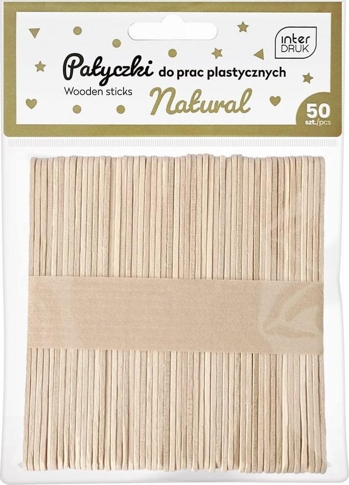 Naturalne patyczki do prac plastycznych 50szt