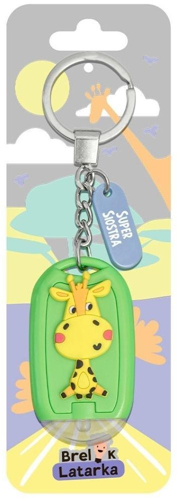 Brelok 3D z latarką - Super Siostra