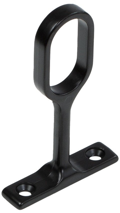 TUBE HANGER 30X15MM DIA..SCREWES. BLACK