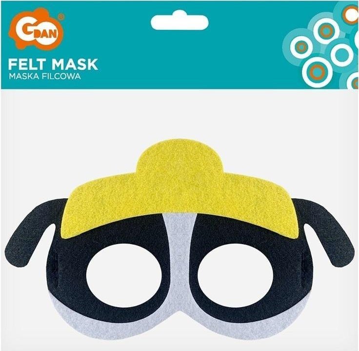 GoDan Maska filcowa psia brygada szef budowy 18x11cm