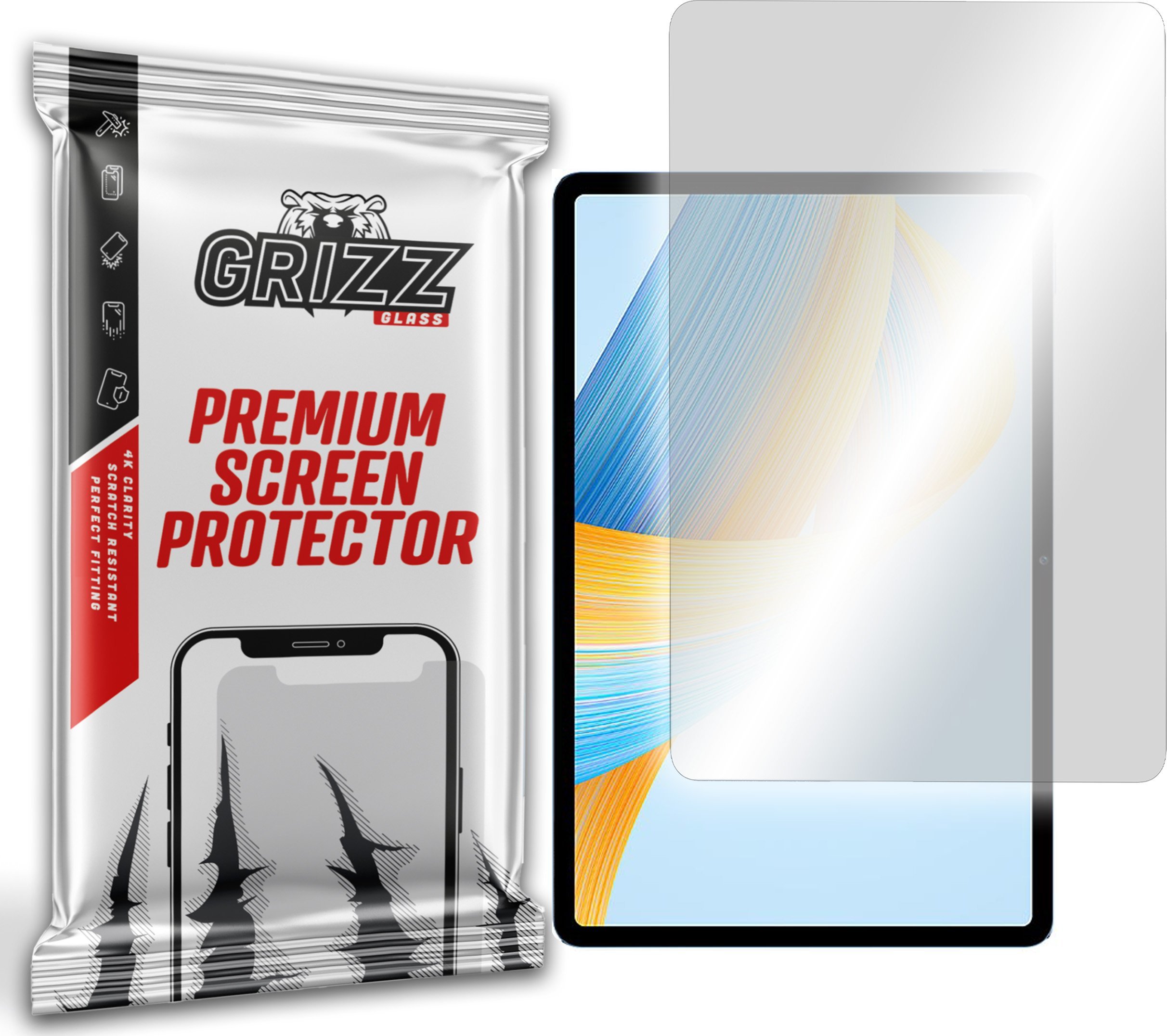 GrizzGlass Szkło hybrydowe Grizz Honor Pad V8 Pro