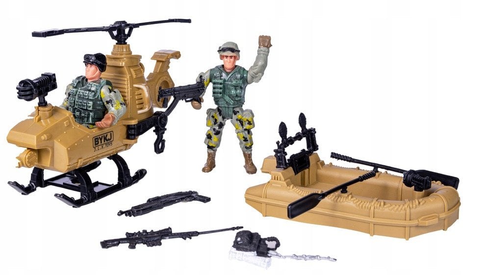 ZESTAW WOJSKOWY HELIKOPTER ŁÓDŹ ŻOŁNIERZ BROŃ