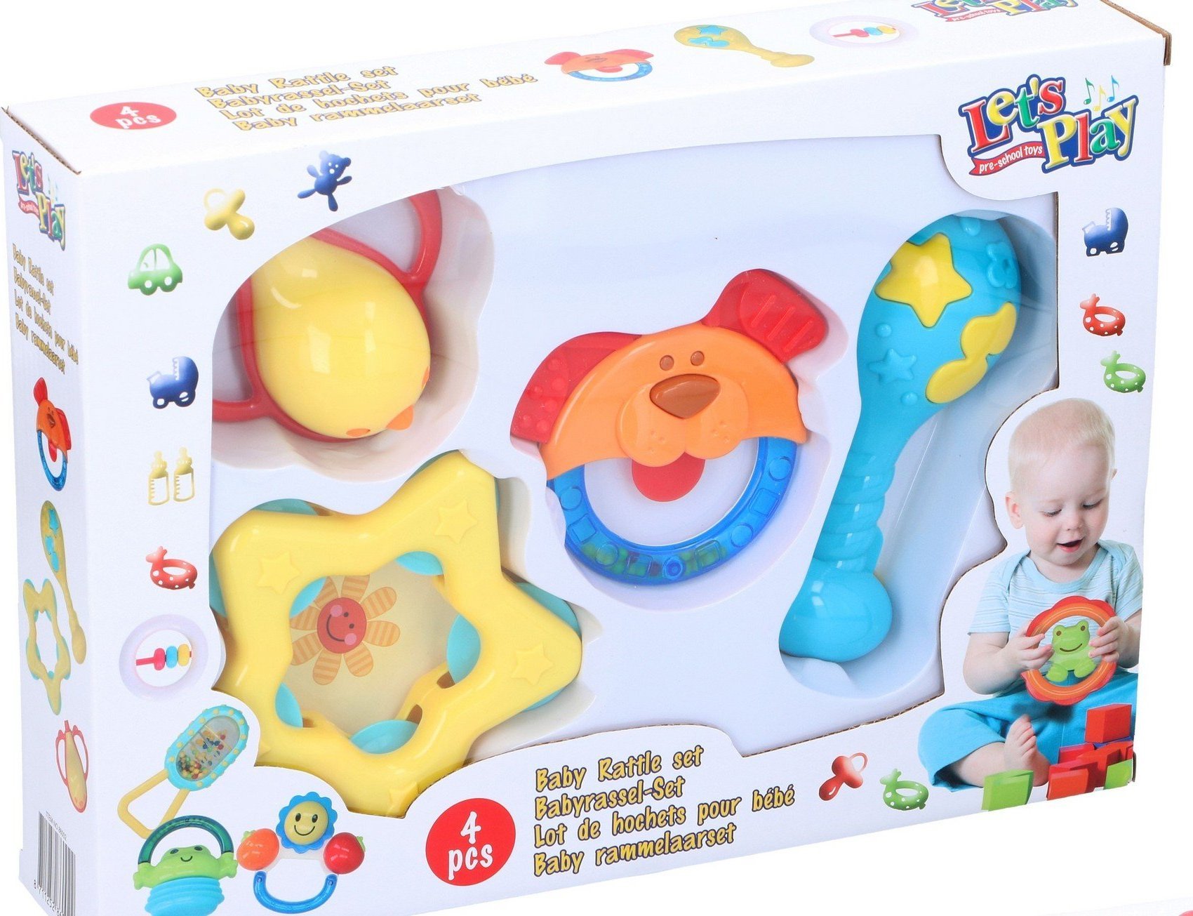 Lets play Zestaw 4 grzechotek (Piesek)