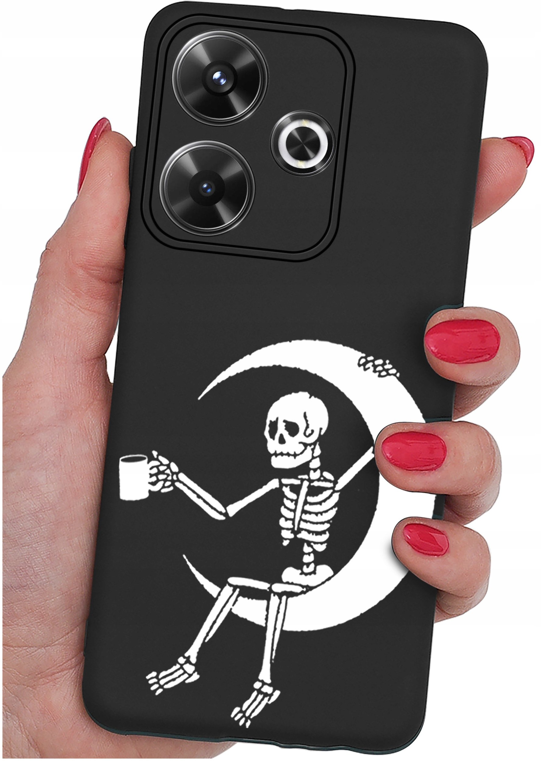 Etui do Xiaomi Redmi 13 4G WZORY |SILIKONOWE MATT CASE + SZKŁO 9H