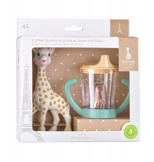 Zestaw Żyrafa Sophie z niekapkiem