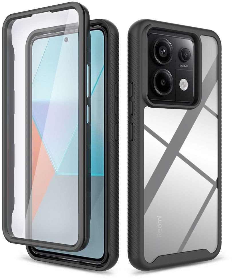 Etui pancerne Supero do Xiaomi Redmi Note 13 Pro 5G, POCO X6 5G, czarne