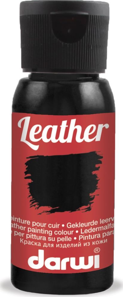 DARWI Farba do skóry 50 ml Czarna