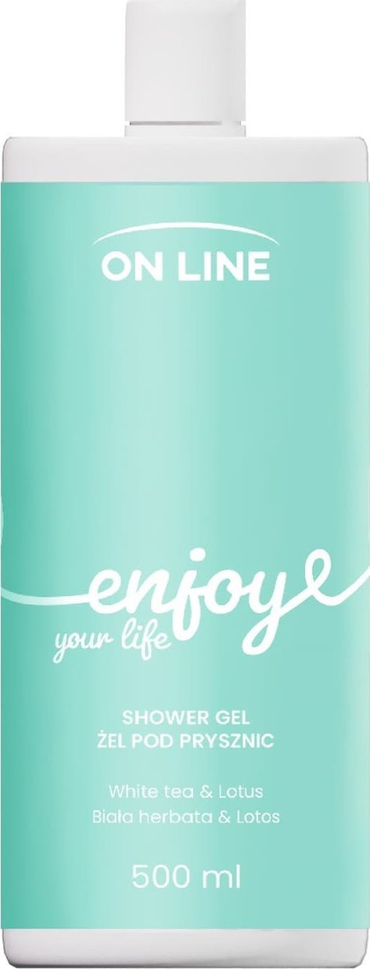 Luksja ON LINE Emocje Żel pod prysznic Enjoy - biała herbata i lotos 500 ml
