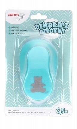 Dziurkacz ozdobny - Miś 3,8cm MIX