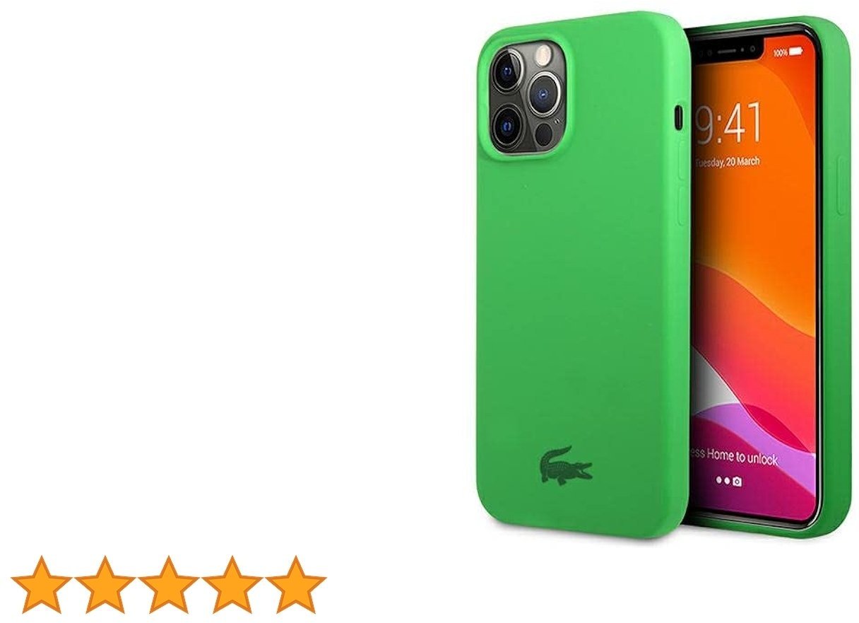 Lacoste Etui do iPhone 13 Pro Max 6,7" zielony hardcase Silicone