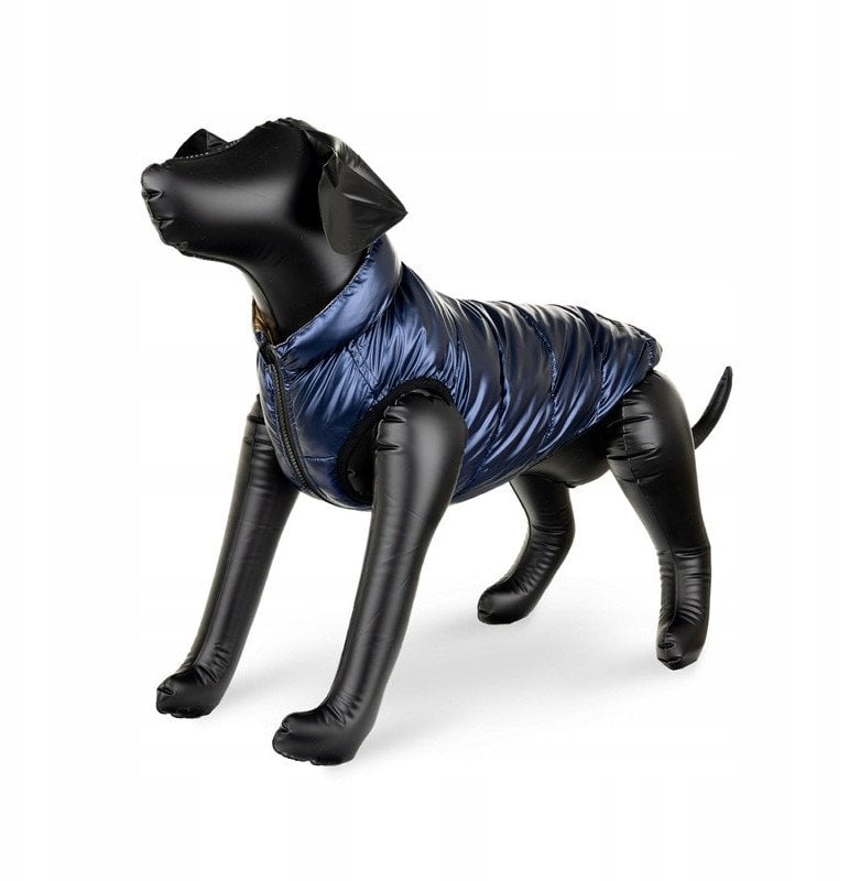 Kurtka, dla psa, granatowo-z�ota, dwustronna, rozmiar XL, 50