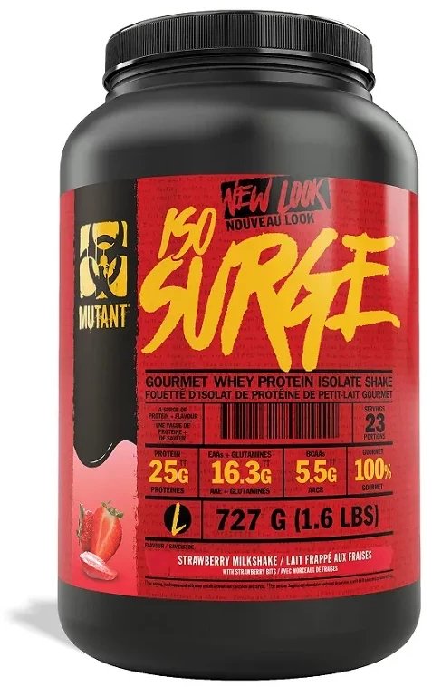 Mutant - Iso Surge, Izolat, Strawberry Milkshake, Proszek, 727g