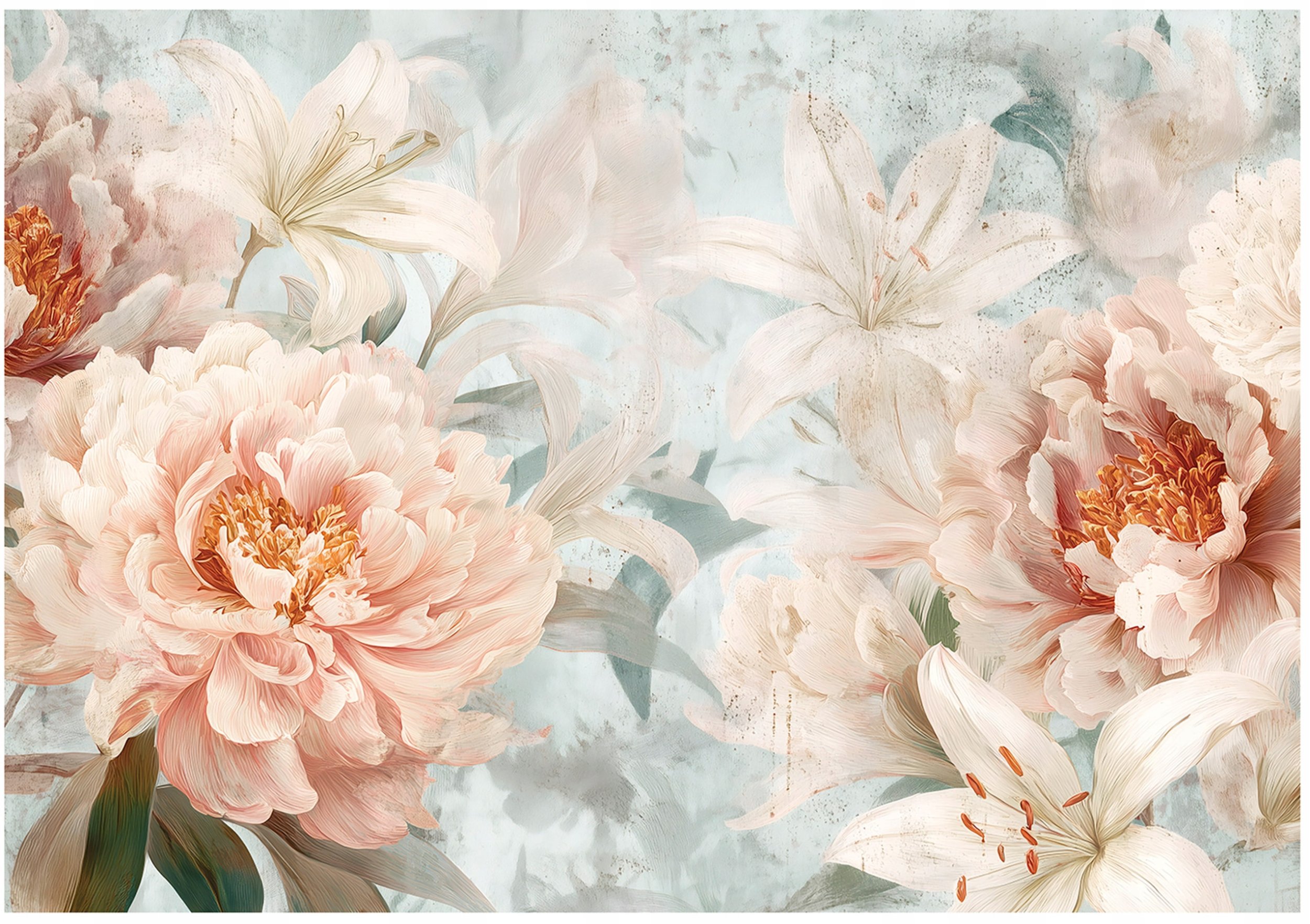 Fototapeta Na Flizelinie Kwiaty Piwonie Do Sypialni Salonu 400x280