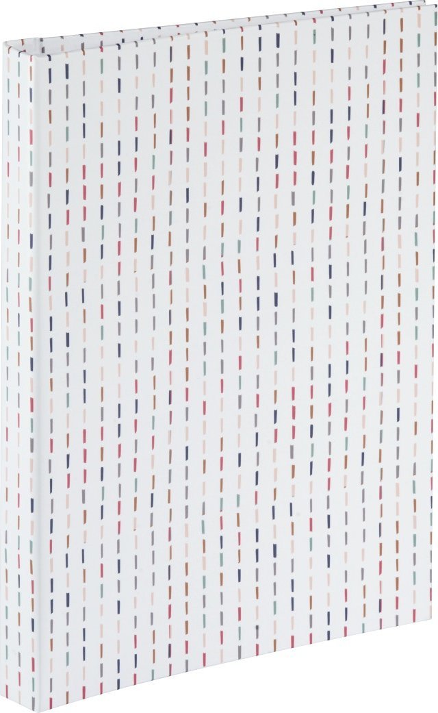 Hama Hama Graphic Spiral 19x24,5 40 white Pages Stripes 7240