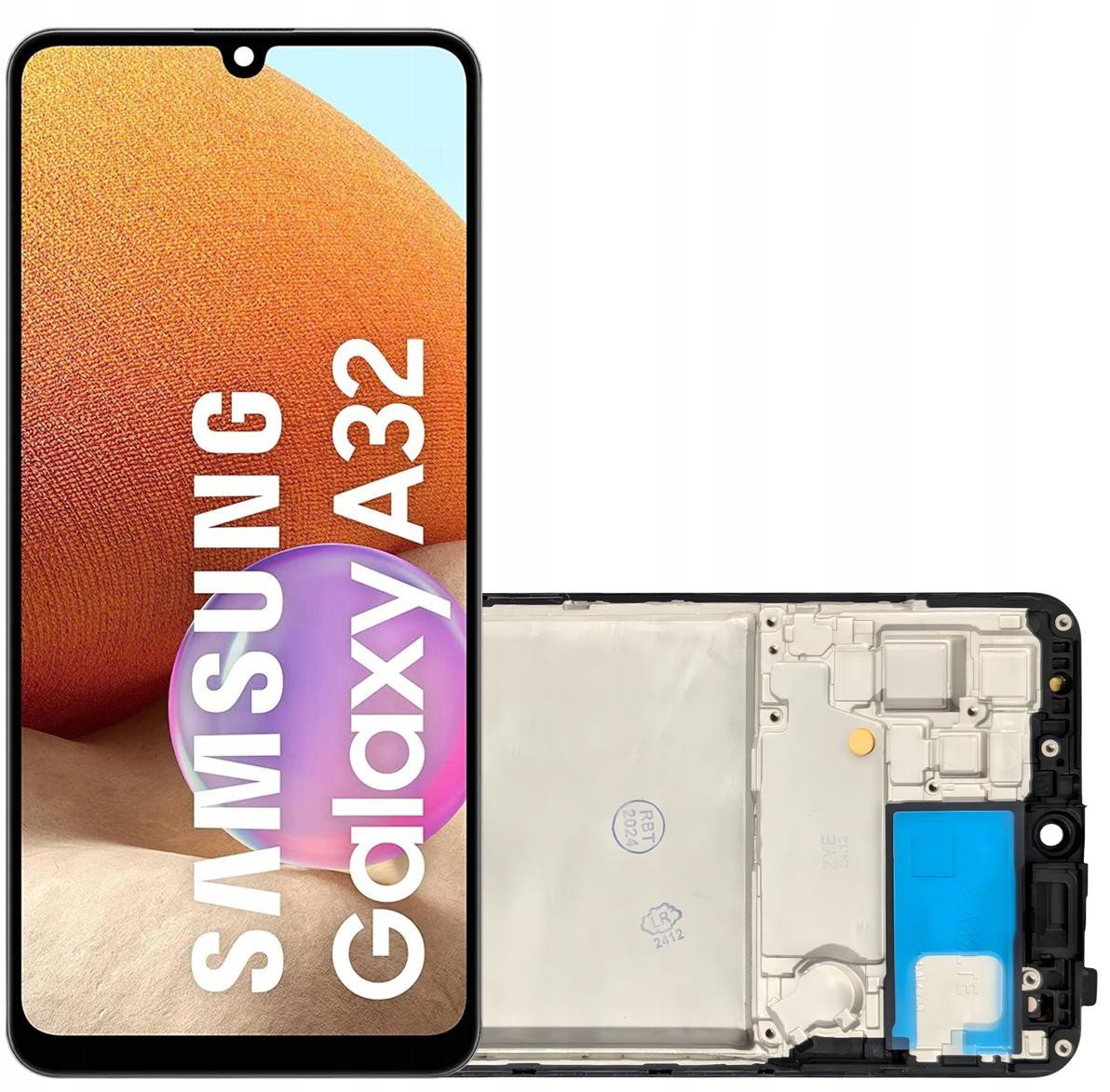 WYŚWIETLACZ EKRAN LCD DO SAMSUNG A32 4G OLED DUŻA POWIERZCHNIA EKRANU RAMKA