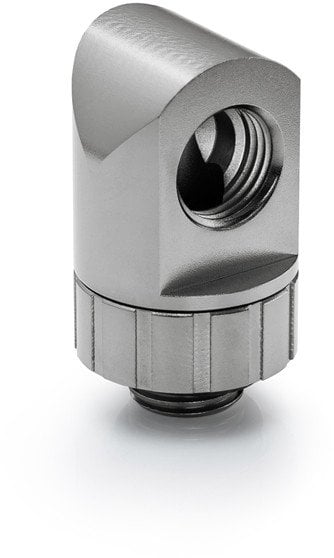 BitsPower Artemis 90 Grad Fitting - obrotowy, platynowy szary