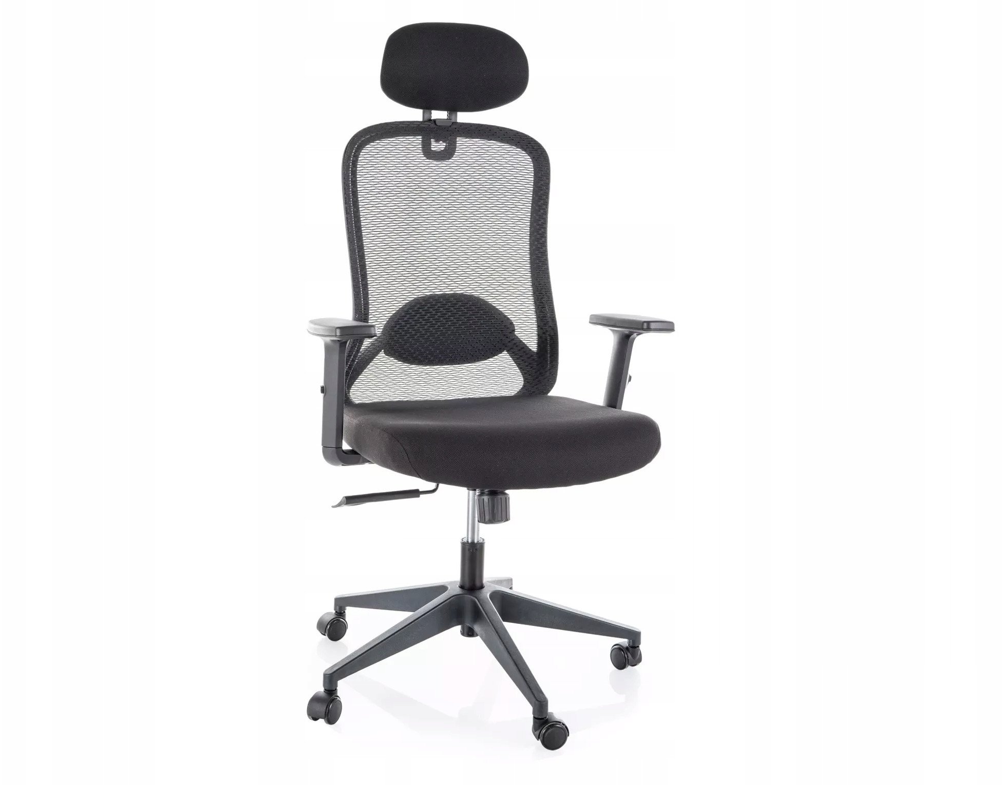 FOTEL OBROTOWY Q-050 CZARNY