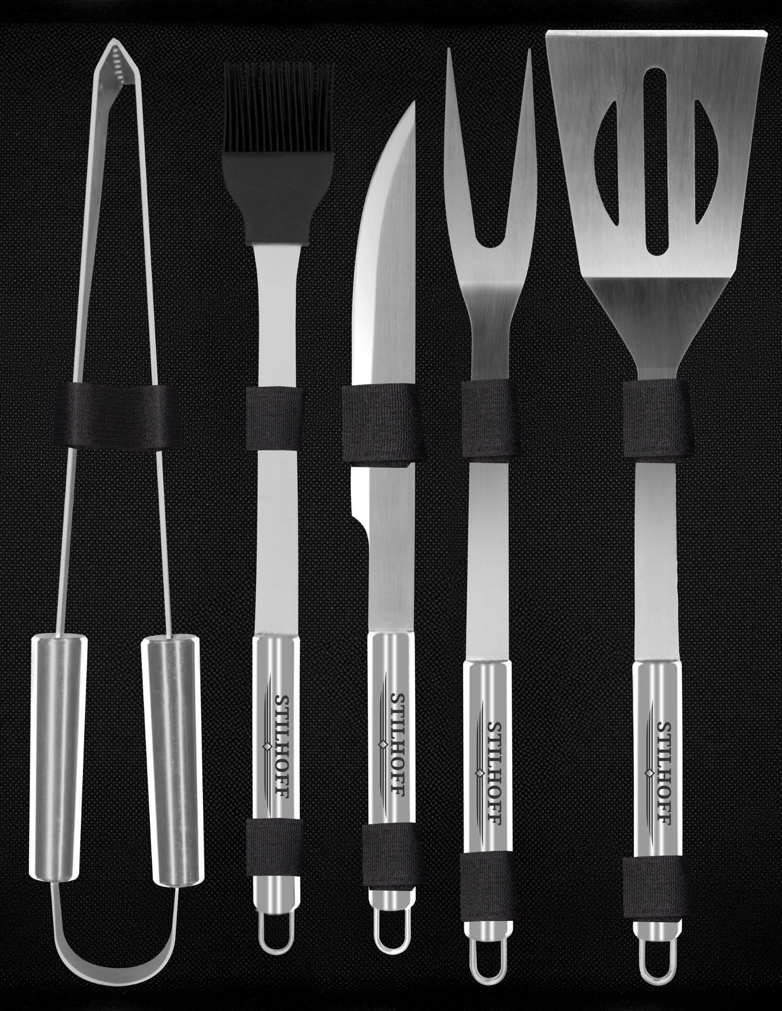 Zestaw akcesoria do GRILLA STILHOFF sztućce przybory 6 szt 5+ ETUI