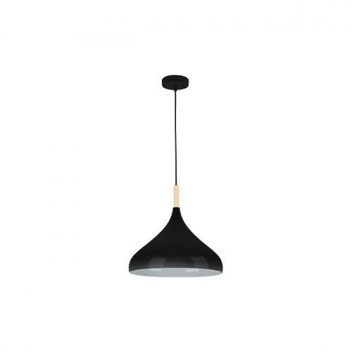 Oprawa wisząca E27 Miko x1 czarna + WD