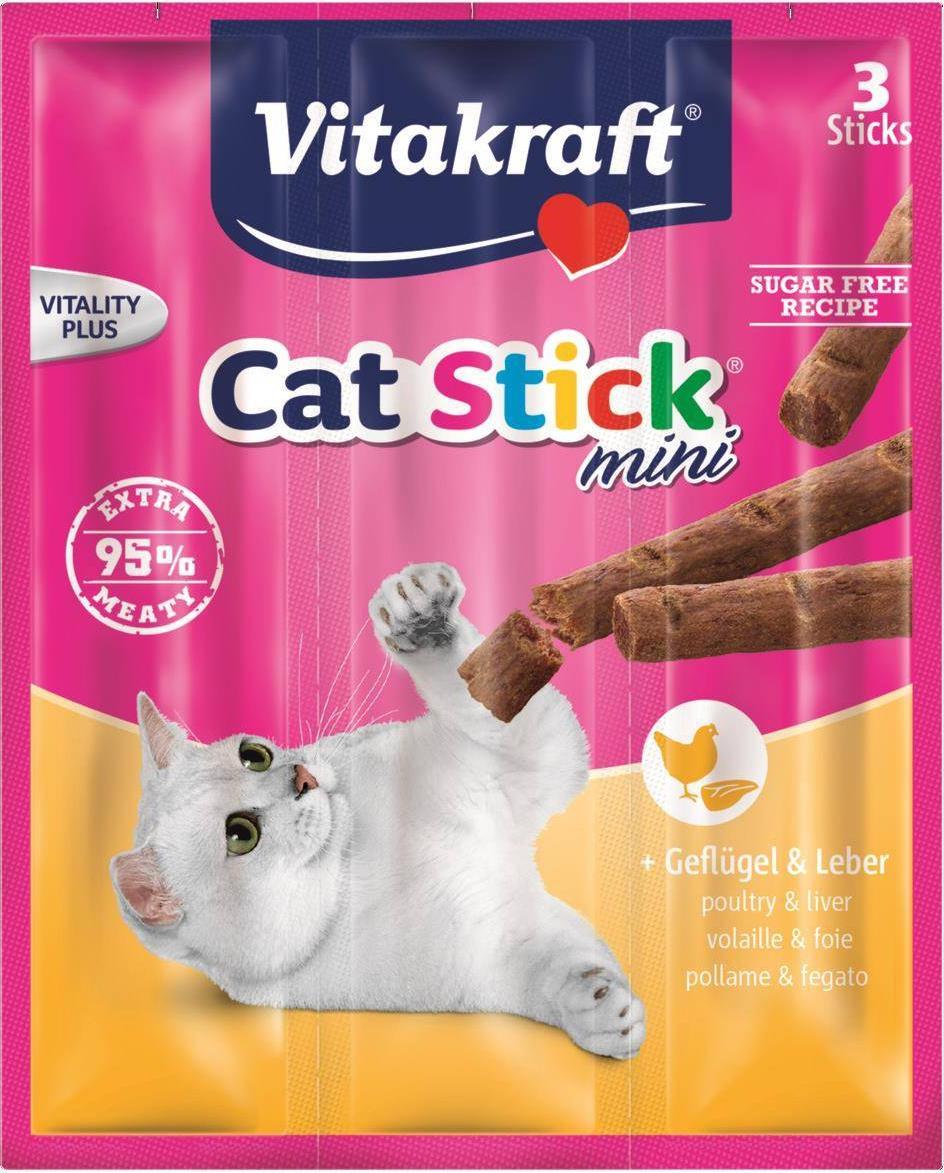 Vitakraft Vitakraft Kot Stick Mini Drób/Wątroba 3 szt. /20