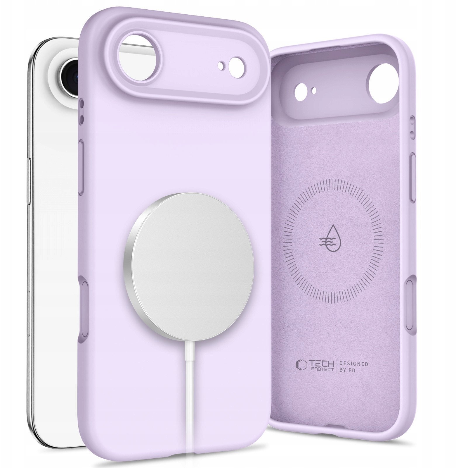 Etui Tech-Protect Silicone MagSafe do Apple iPhone 17 Air Mauve