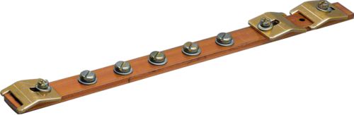 Hager Szyna uziemiająca Univers CU 20 x 5mm 1-polowa (UZ010)