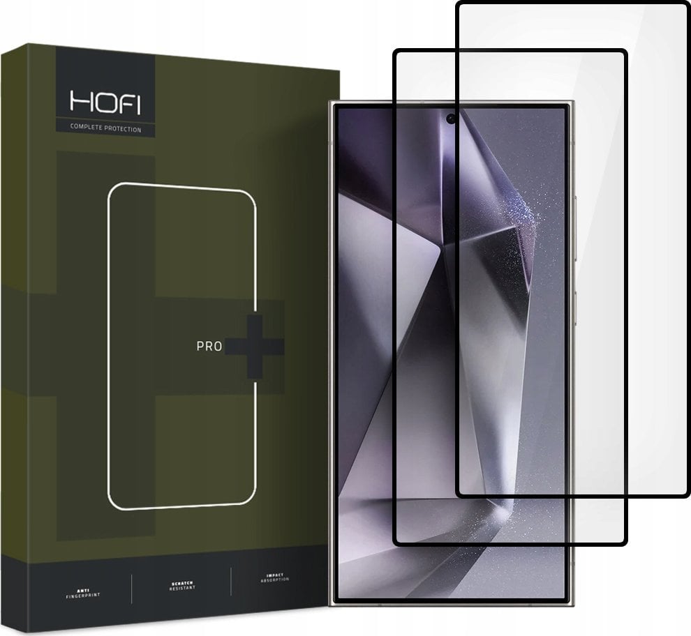 SZKŁO HARTOWANE HOFI GLASS PRO+ 2-PACK GALAXY S25 ULTRA BLACK