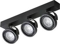 Lampa sufitowa Azzardo Spot sufitowy czarny AZzardo JERRY 3 230V AZ1886