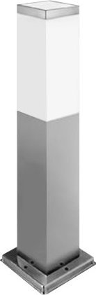 Kinkiet V-TAC Lampa ogrodowa LED E27 Havana stojąca 45cm srebrna